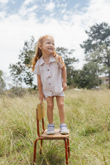 Conjunto Short Textura - Lila