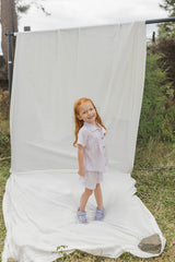 Conjunto Short Textura - Lila