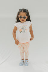 Set Legings Niña Bebe Flowers