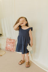 @Vestido Plano Boleros Niña Junior