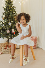 @Vestido Plano Boleros Niña Junior