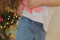 SET NIÑA BEBE JEAN FLOWER