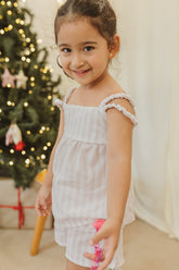 @SET SHORT NIÑA BEBE LINO