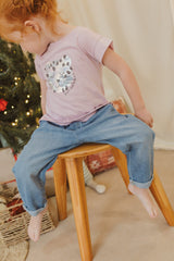 @CONJUNTO JEAN INDIGO NIÑA BEBE BOLSA DE PAPEL