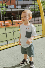 Conjunto bermuda niño bebé DINOS