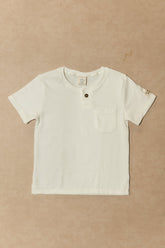 @Camiseta De Botón Niño Bebe