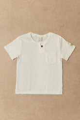 @Camiseta De Botón Niño Bebe