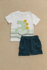 Conjunto Bermuda Niño BB Coco Dino