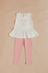 @Conjunto Legging Niña HUGS