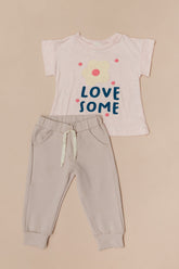 Conjunto Jogger Niña Bebé LOVE SOME