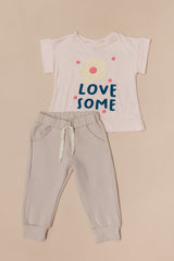 Conjunto Jogger Niña Bebé LOVE SOME