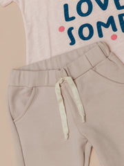 Conjunto Jogger Niña Bebé LOVE SOME
