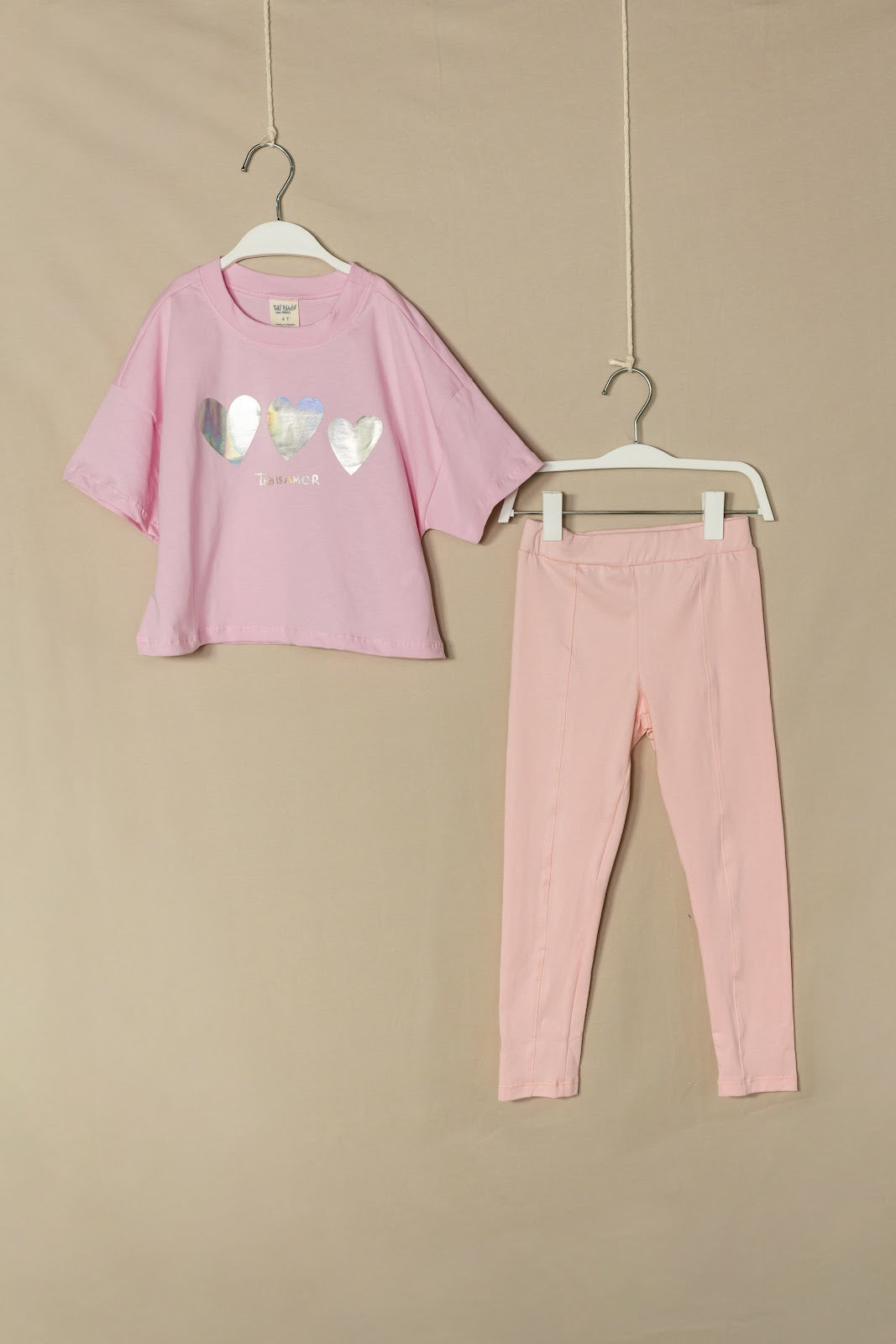 Conjunto Leggins This Is Amor - Rosado