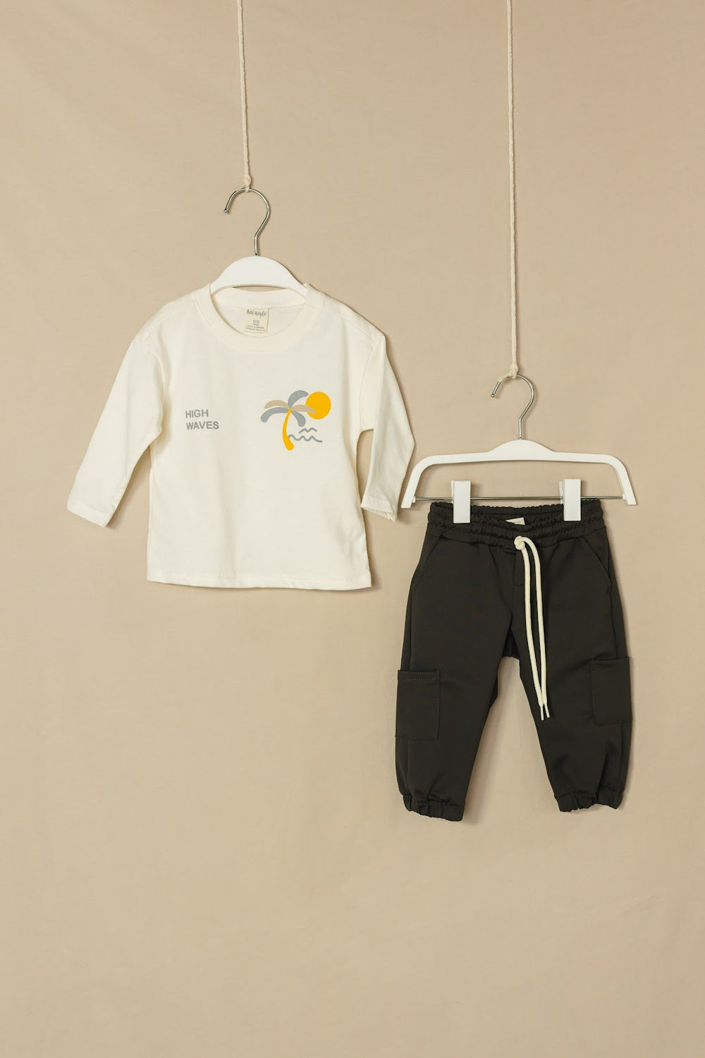 Conjunto Jogger Cargo - Beige