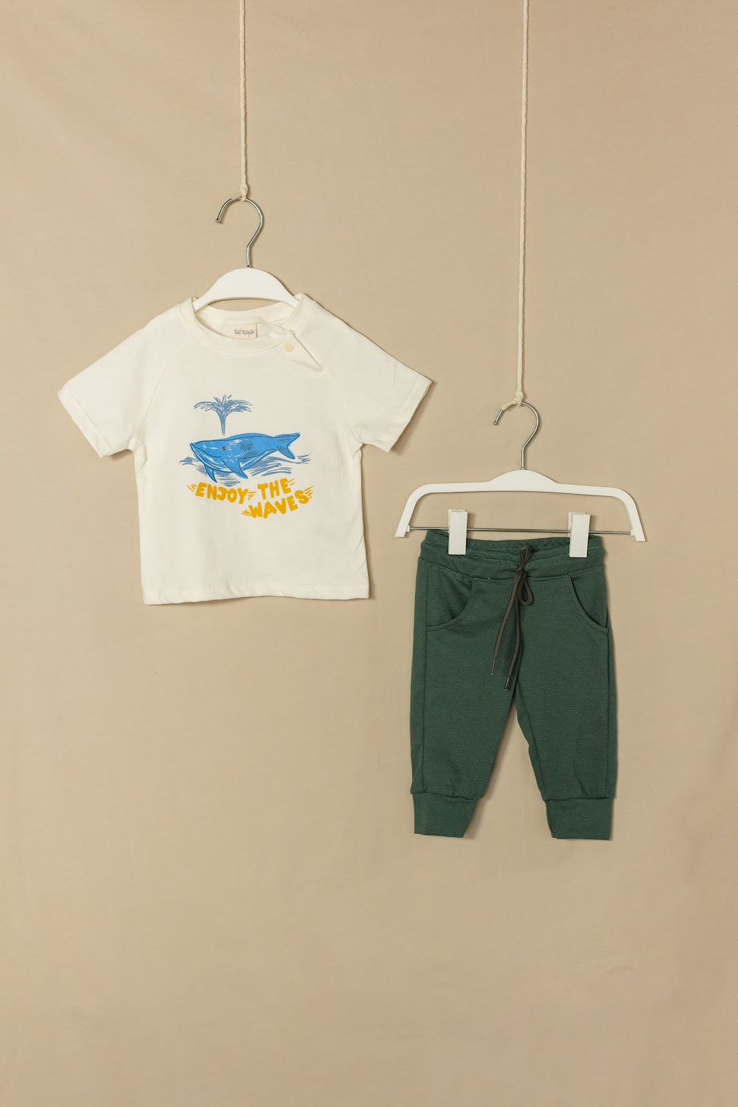 Conjunto Jogger Whale - Beige