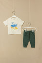 Conjunto Jogger Whale - Beige