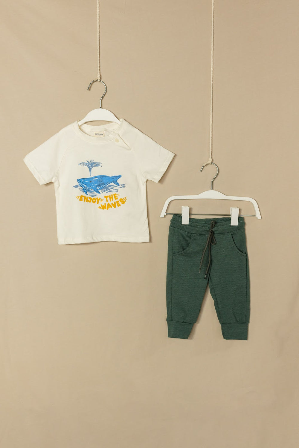 Conjunto Jogger Whale - Beige