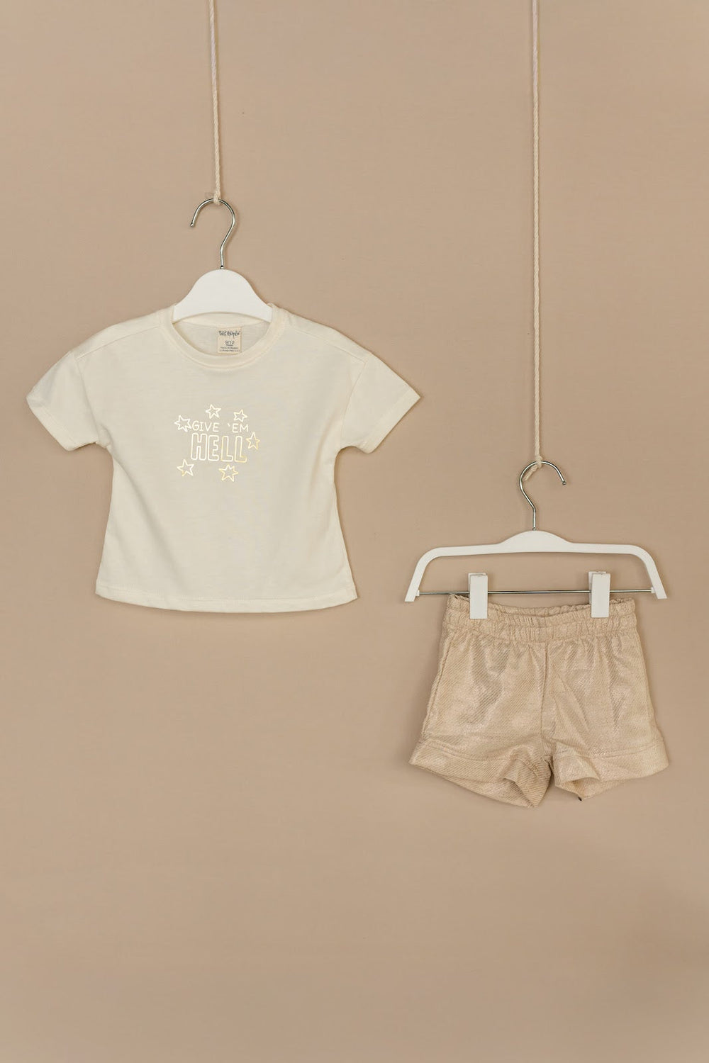 Conjunto Short Hell - Beige