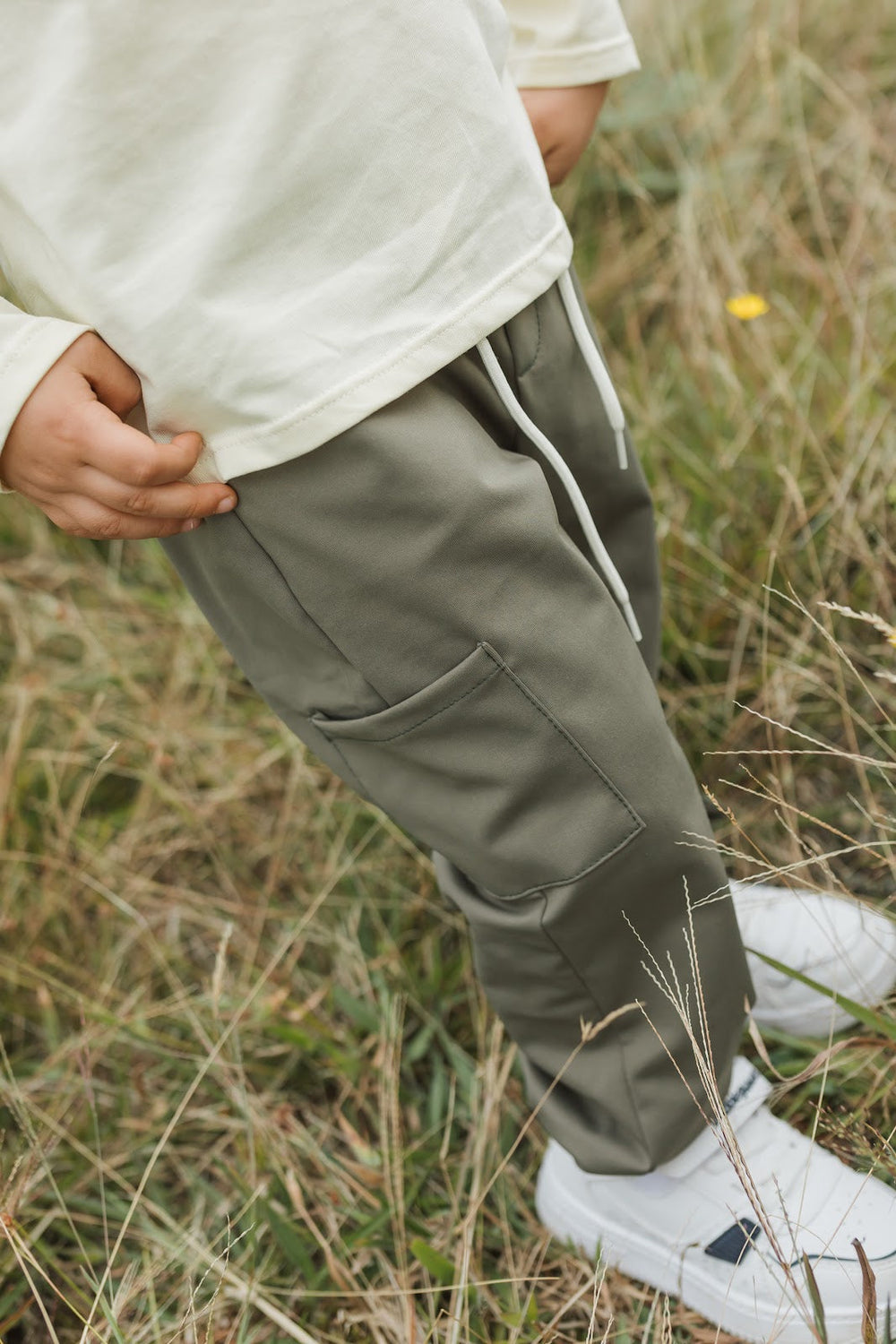 Conjunto Jogger Cargo - Mantequilla