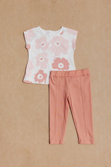 Conjunto Leggins Niña Bebe Fondeo Brillos