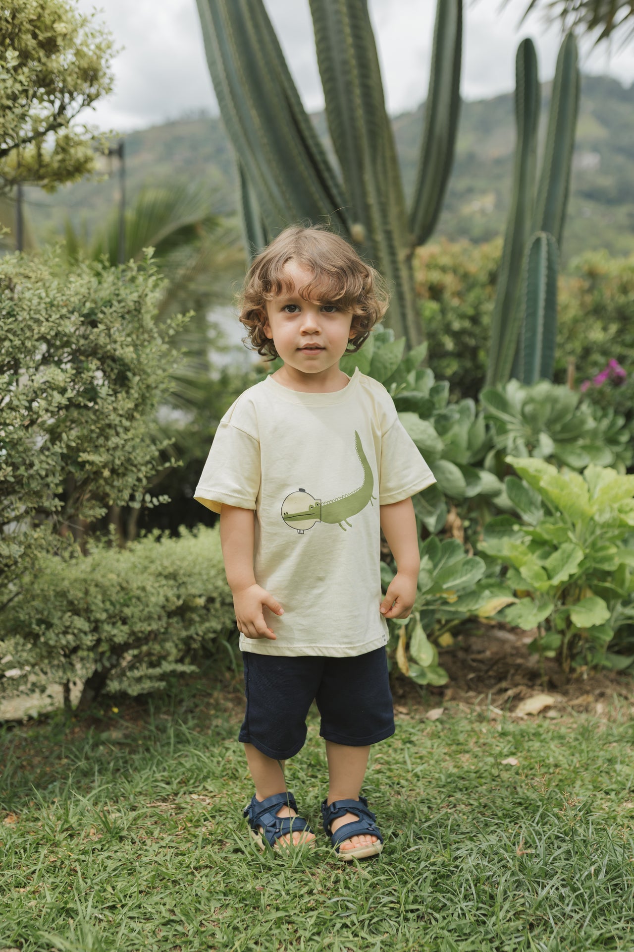 Set Bermuda Niño Bebe Cocodrilo Austronauta