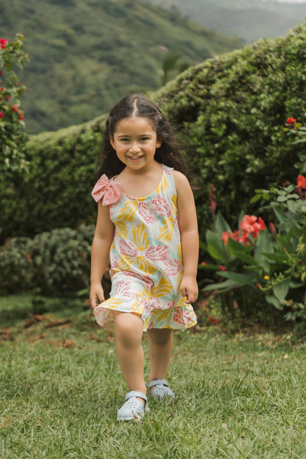 Vestido Niña Bebe Clásico Floral