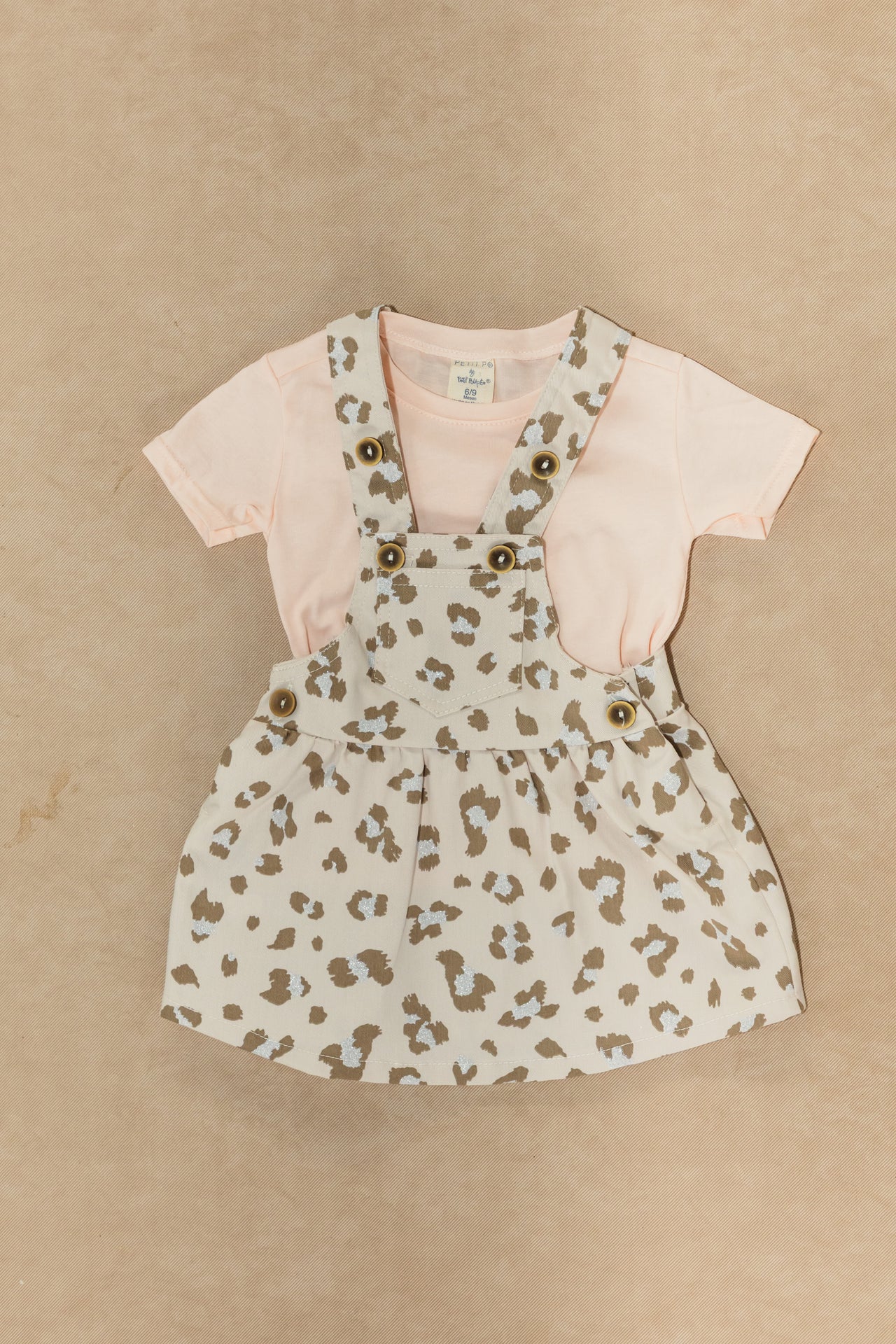 Jardinera Niña Bebe animal print
