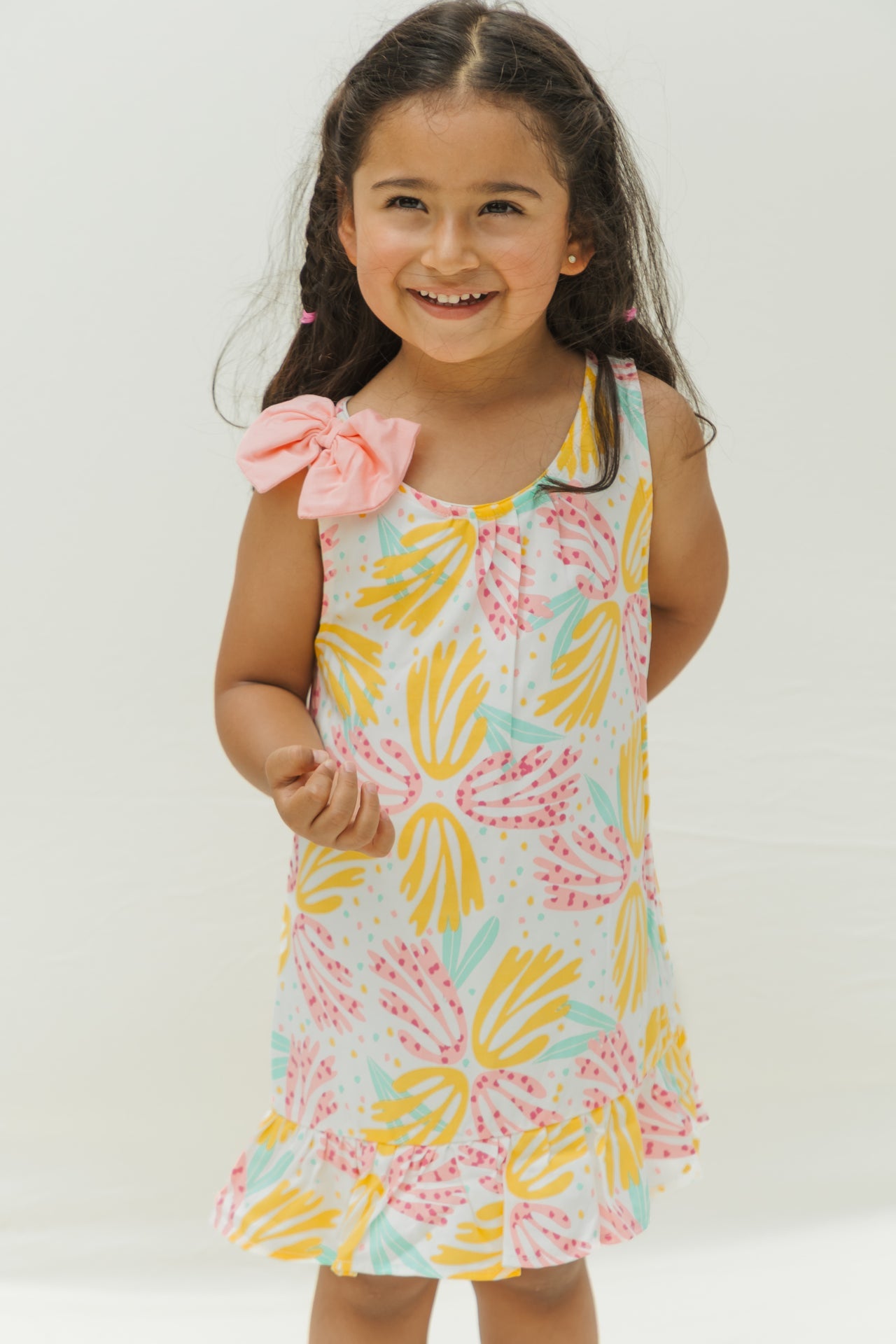 Vestido Niña Bebe Clásico Floral