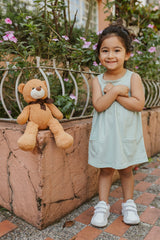 @VESTIDO NIÑA BEBE BOLSILLOS