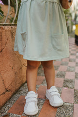 @VESTIDO NIÑA BEBE BOLSILLOS