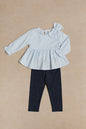 @SET LEGGINS  BLUSA ML MOÑO