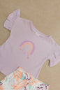 Set short Niña Bebe floral