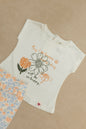 Set Legings Niña Bebe Flowers