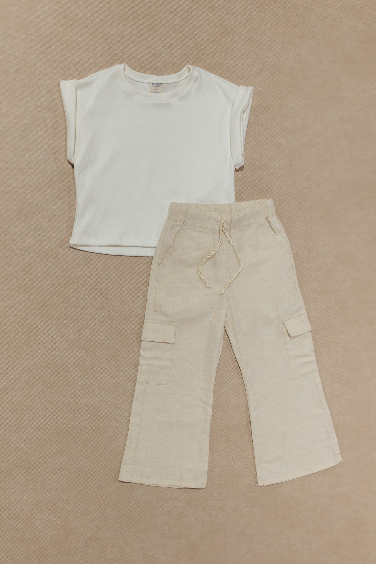 @CONJUNTO DE  PANTALÓN CARGO NIÑA
