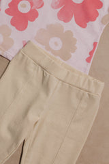 Conjunto Leggins Niña Bebe Fondeo Brillos