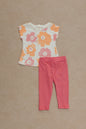 Conjunto Leggins Niña Bebe Fondeo Brillos