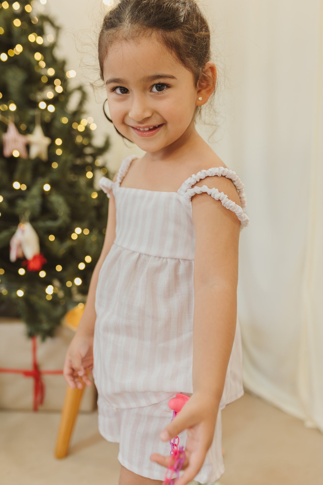 @SET SHORT NIÑA BEBE LINO