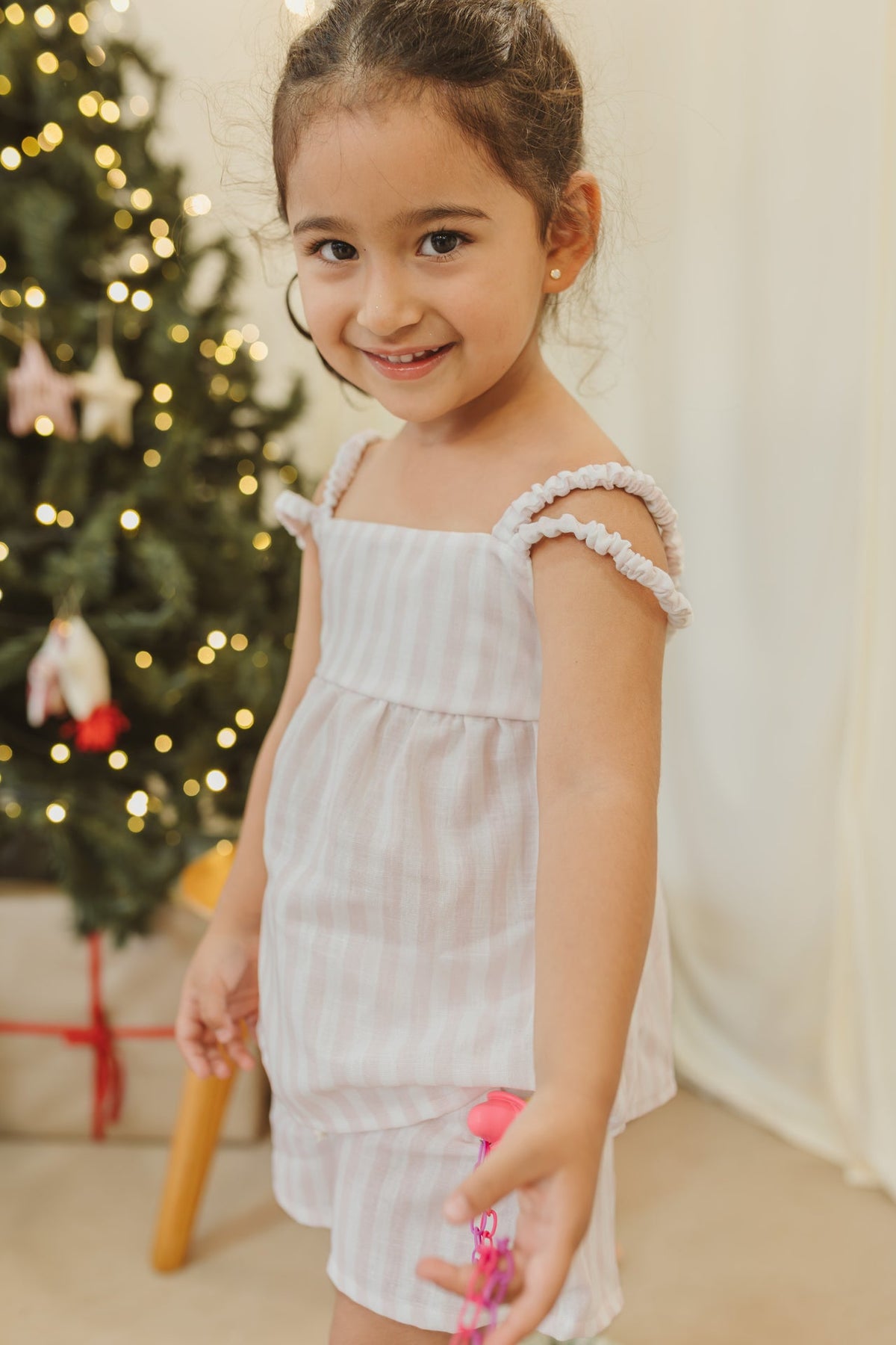 @SET SHORT NIÑA BEBE LINO