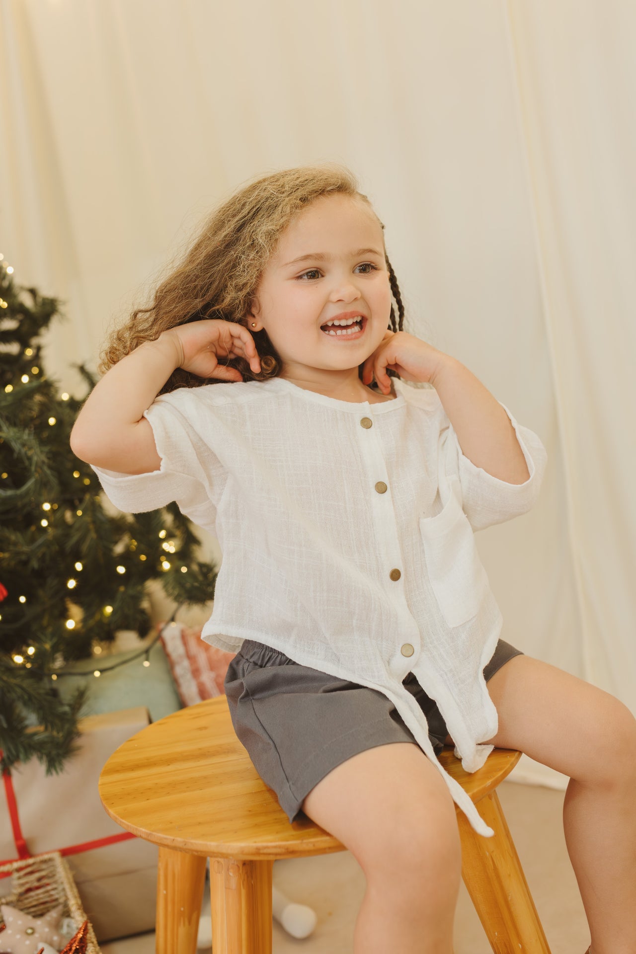 @Conjunto Short Niña Grande