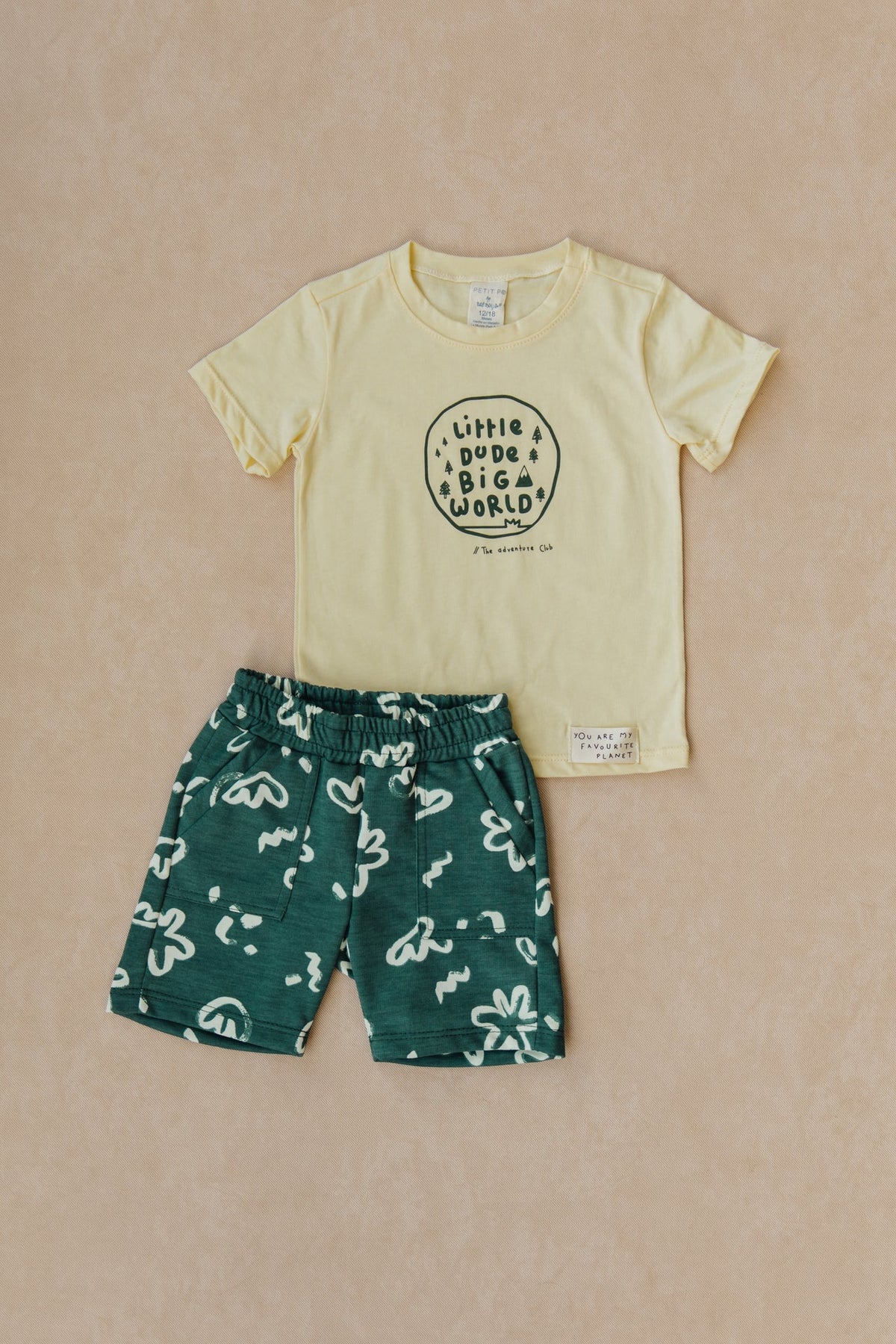 @Conjunto Bermuda Niño Bebé LITTLE DUDE