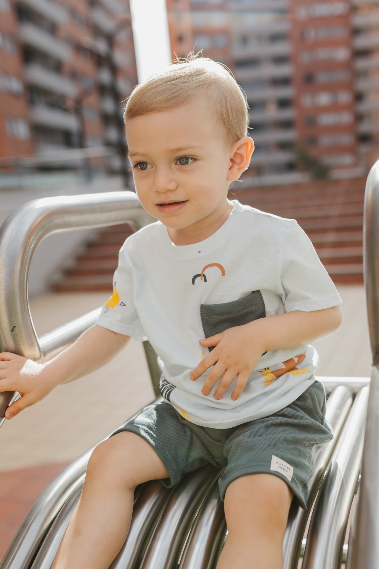 Conjunto bermuda niño bebé DINOS