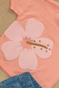 SET NIÑA BEBE JEAN FLOWER
