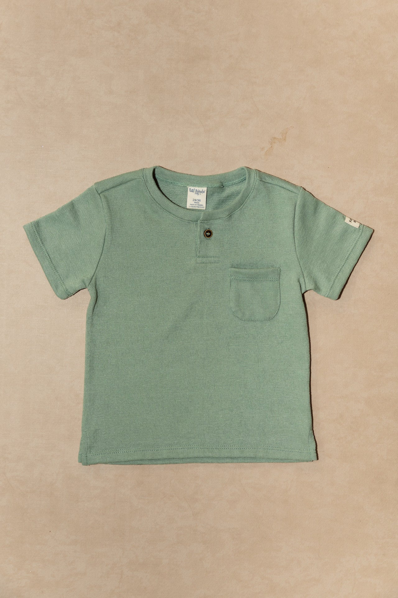 Camiseta De Botón Niño Bebe