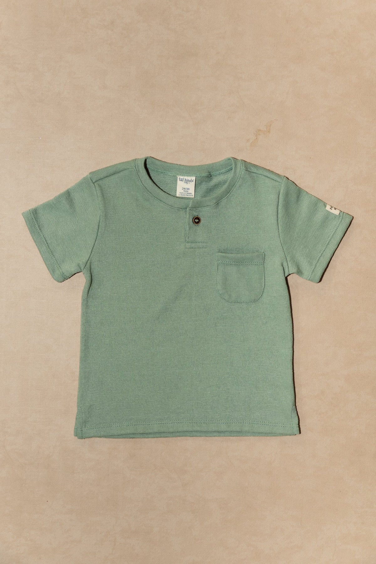 Camiseta De Botón Niño Bebe