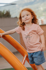 @Conjunto Short Jean Niña bebé FLORECILLAS