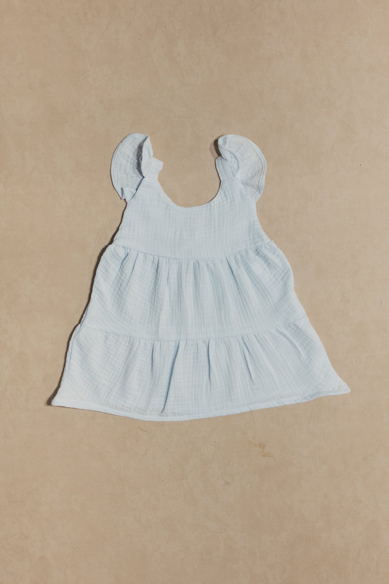 @VESTIDO NIÑA BEBE RECOGIDO EN TIRANTES