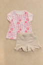 @CONJUNTO SHORT NIÑA BEBE BOLERITO