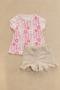 @CONJUNTO SHORT NIÑA BEBE BOLERITO