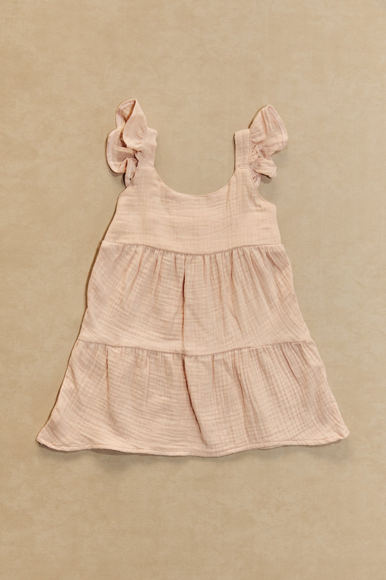 @VESTIDO NIÑA BEBE RECOGIDO EN TIRANTES