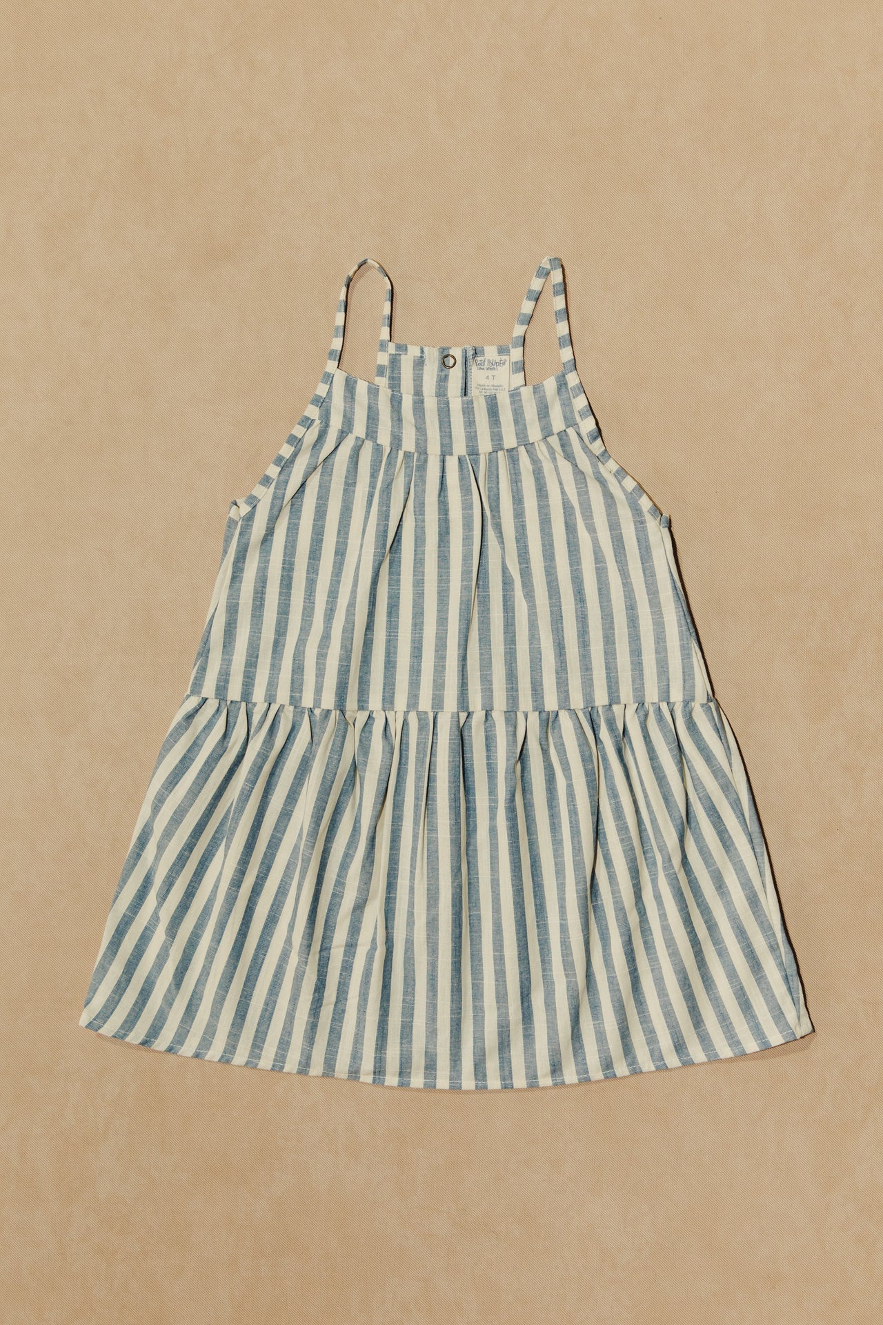 @Vestido Niña Plano Rayas